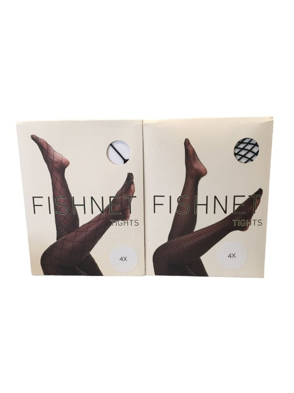 Black Fishnet Tights Size 4X Set of 2 Loose & Narrow Weave Forever 21